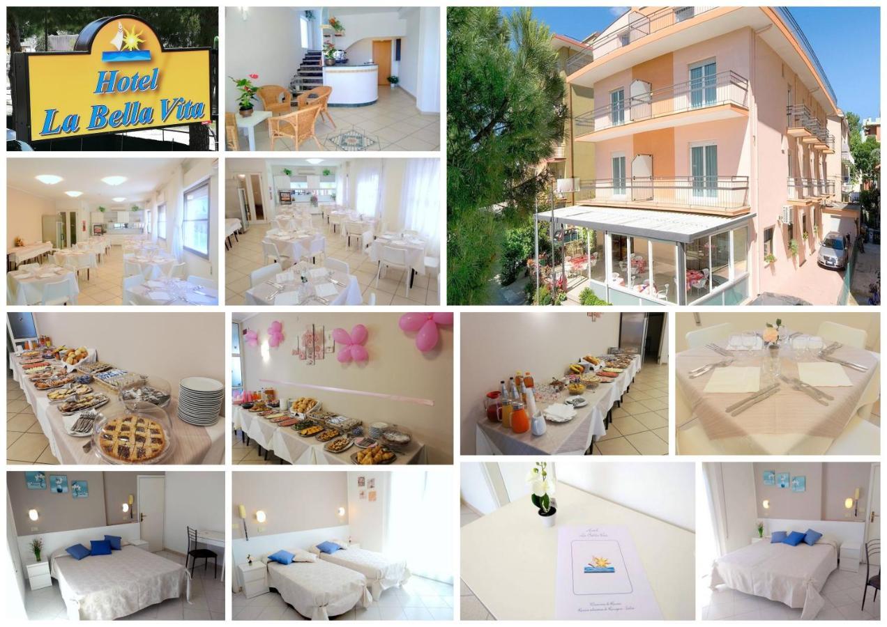 Hotel La Bella Vita Ρίμινι Εξωτερικό φωτογραφία