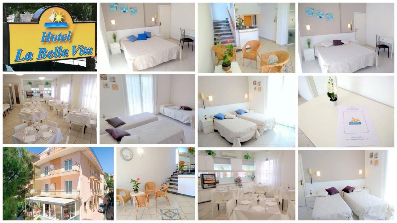 Hotel La Bella Vita Ρίμινι Εξωτερικό φωτογραφία